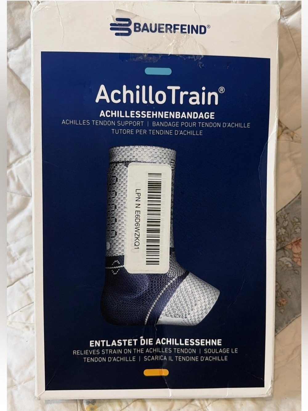 Bauerfeind Achillotrain Achilles Tendon Support Size 5